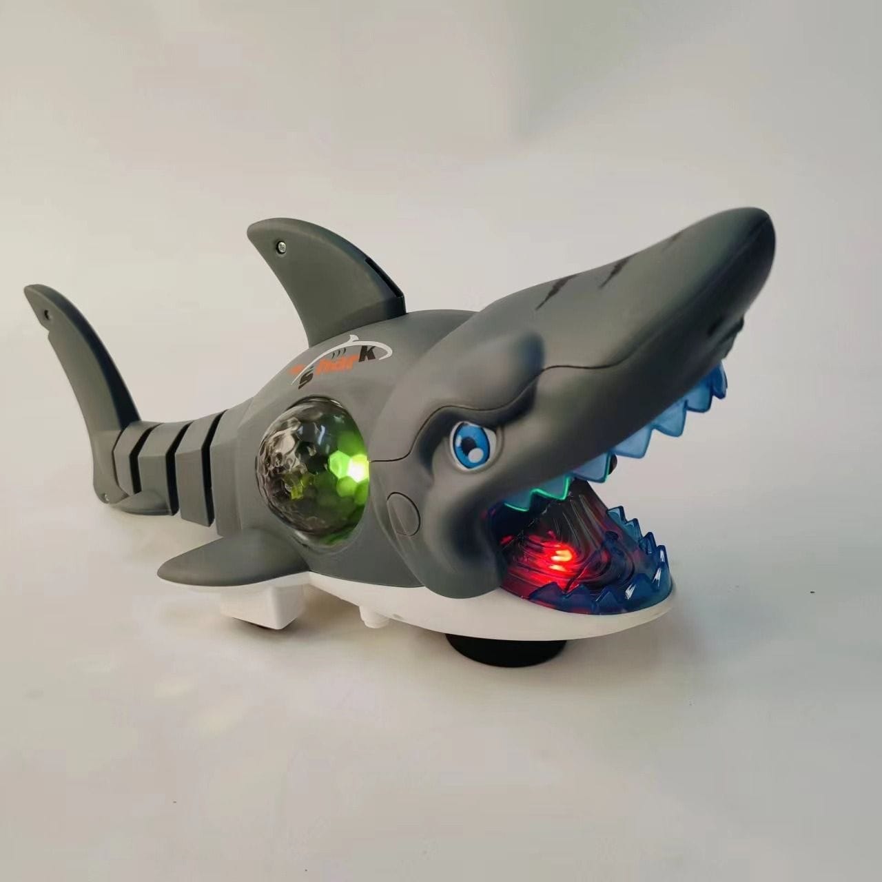 Musical Shark Toy with Light and Music Animal Simulation Model Bump and Go Action Toy for Kids - Image 2