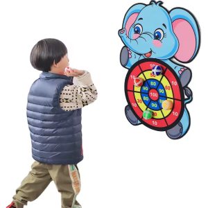 Animal Shaped Dartboard with Sticky Ball