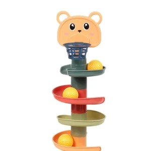 5 layer Baby Toys Track Slide Ball Tower