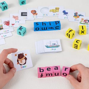 Learning Alphabet Blocks Spelling Game with Bell