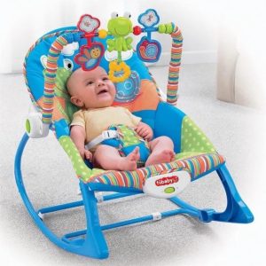Baby rocker with dining table