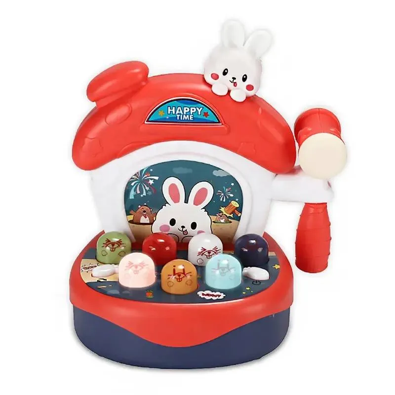 Kids Mini Whack A Mole Machine Happy Hammer