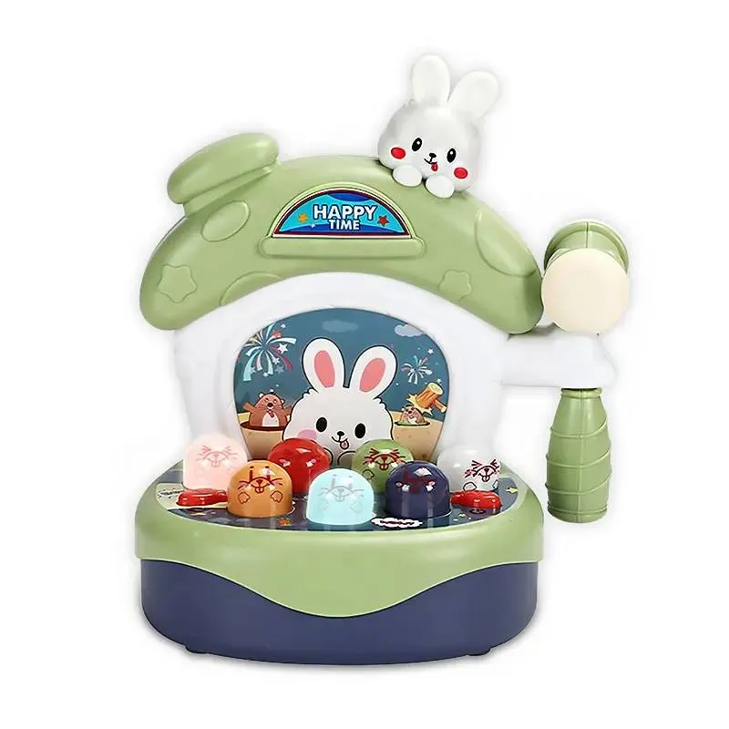 Kids Mini Whack A Mole Machine Happy Hammer - Image 3