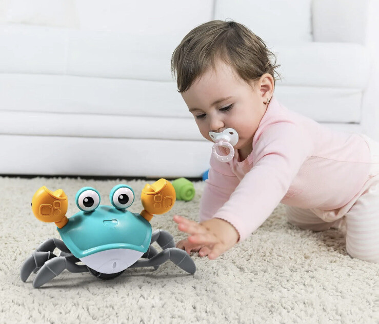 Crawling Crab Infant Tummy Time Toys - Image 3