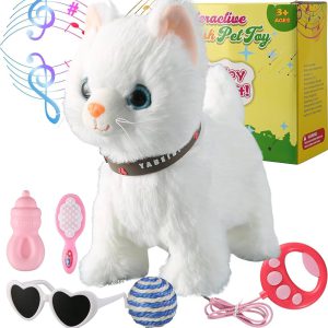 Electric Moving and Meowing Plush Cats