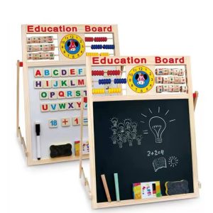 Educational Board Multipurpose Double-Sided |কাঠের ম্যাগনেটিক বোর্ড