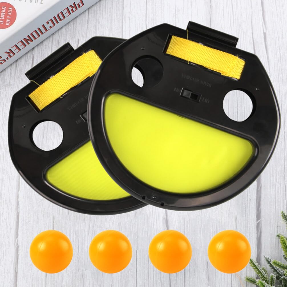 Portable Throw and Catch Ball Game Interactive Hand Grip Racket