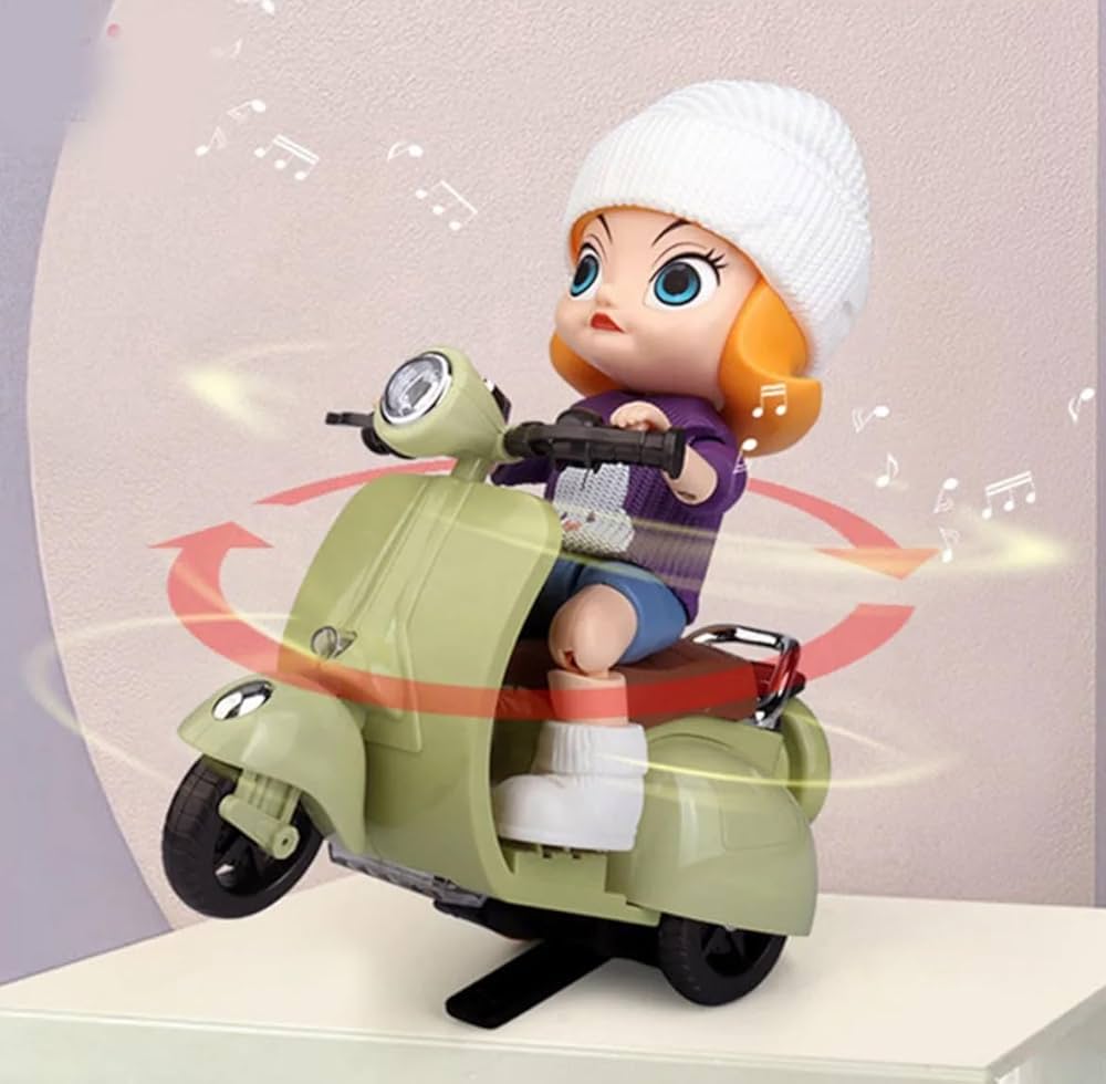 Musical Lady Motor Scooter Toy