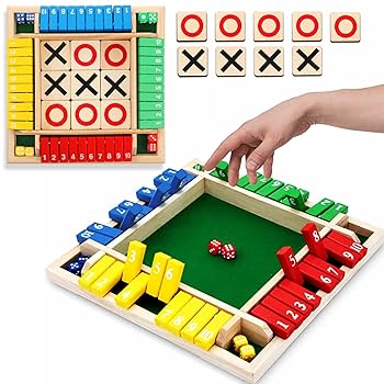 Wooden Board Table Math Games