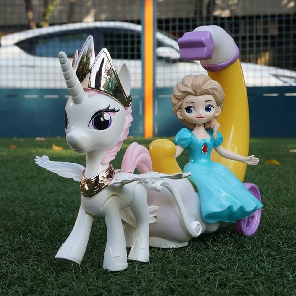 Moonlight Princess & Unicorn Toys with Lights & Sounds