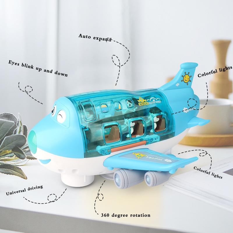 360° Rotating Electric Airplane Toys with Music Light - Image 2