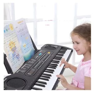 Musical Learning Toys Kids Battery Keyboard Piano and Mic for Baby