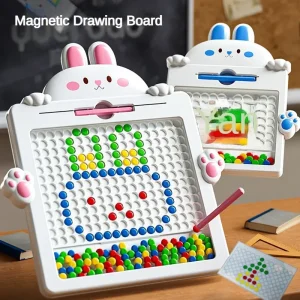 Cartoon Rabbit Magnetic Drawing Board