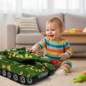 Rechargeable Robots Tank Music Car Toy