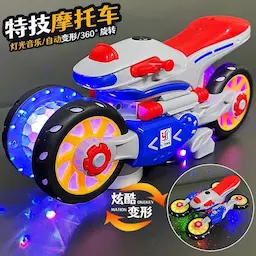 Motorbike Toy 360° transformer with Music & LED Light