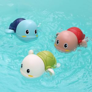 5pc Bathtub Cute Duck, Tortoise & Penguin Swimming Pool Floating Toy