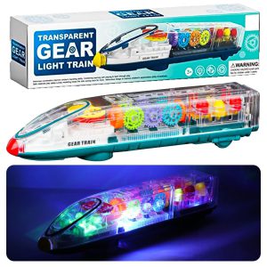 Transparent Gear Light Train